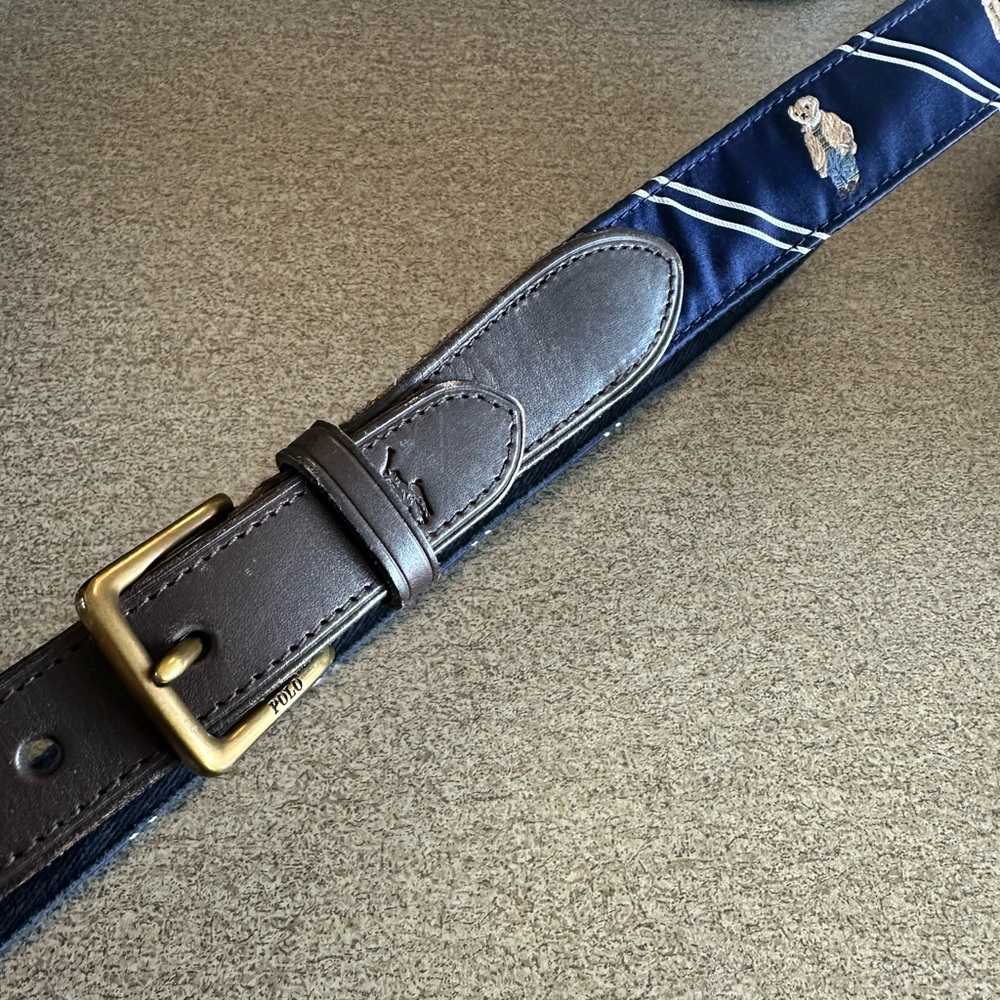 RALPH Lauren polo bears belt size 36 - Picture 4 of 7